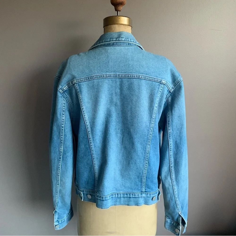 CQY Denim Harper Jacket. Luxury denim, Size Small - Picture 7 of 13